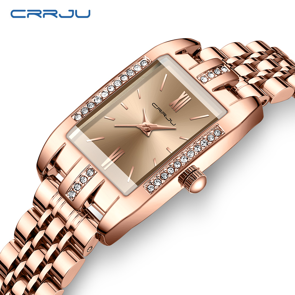 Luxury Watch Diamond - CRRJU-reloj de cuarzo de lujo para