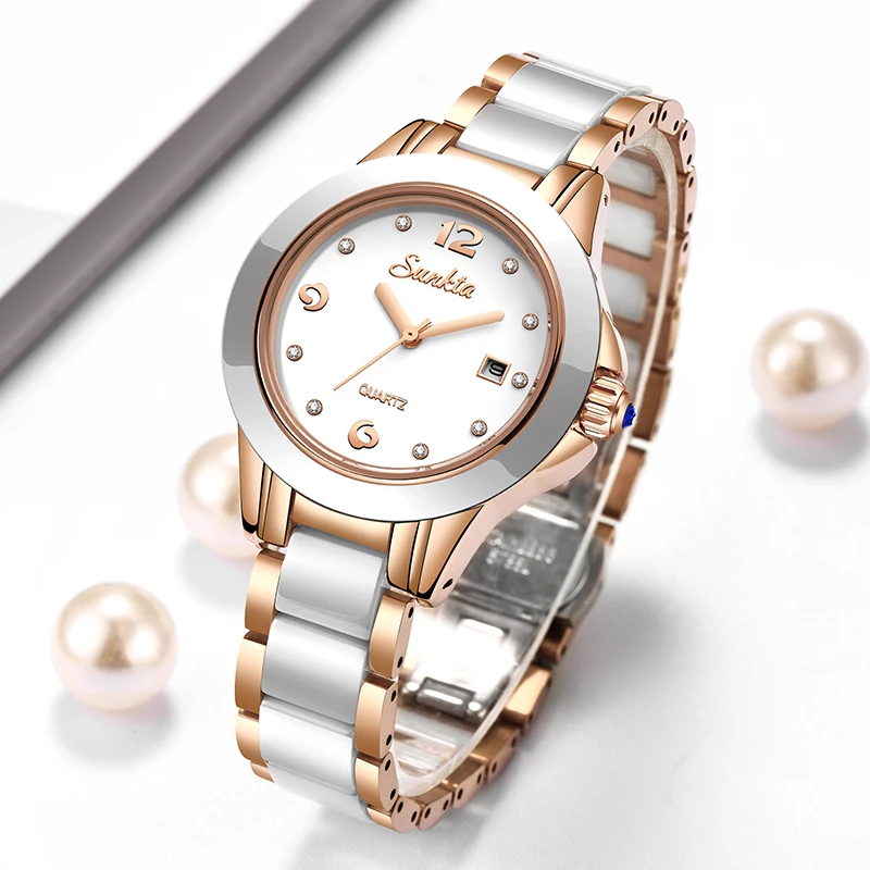 Luxury Watches - Reloj Sunkta de cuarzo informal a