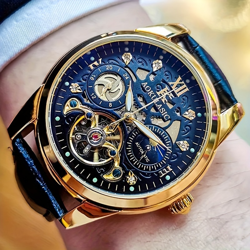 Luxury Watch Value - Reloj Mecánico Automático Grande con Tourbillon