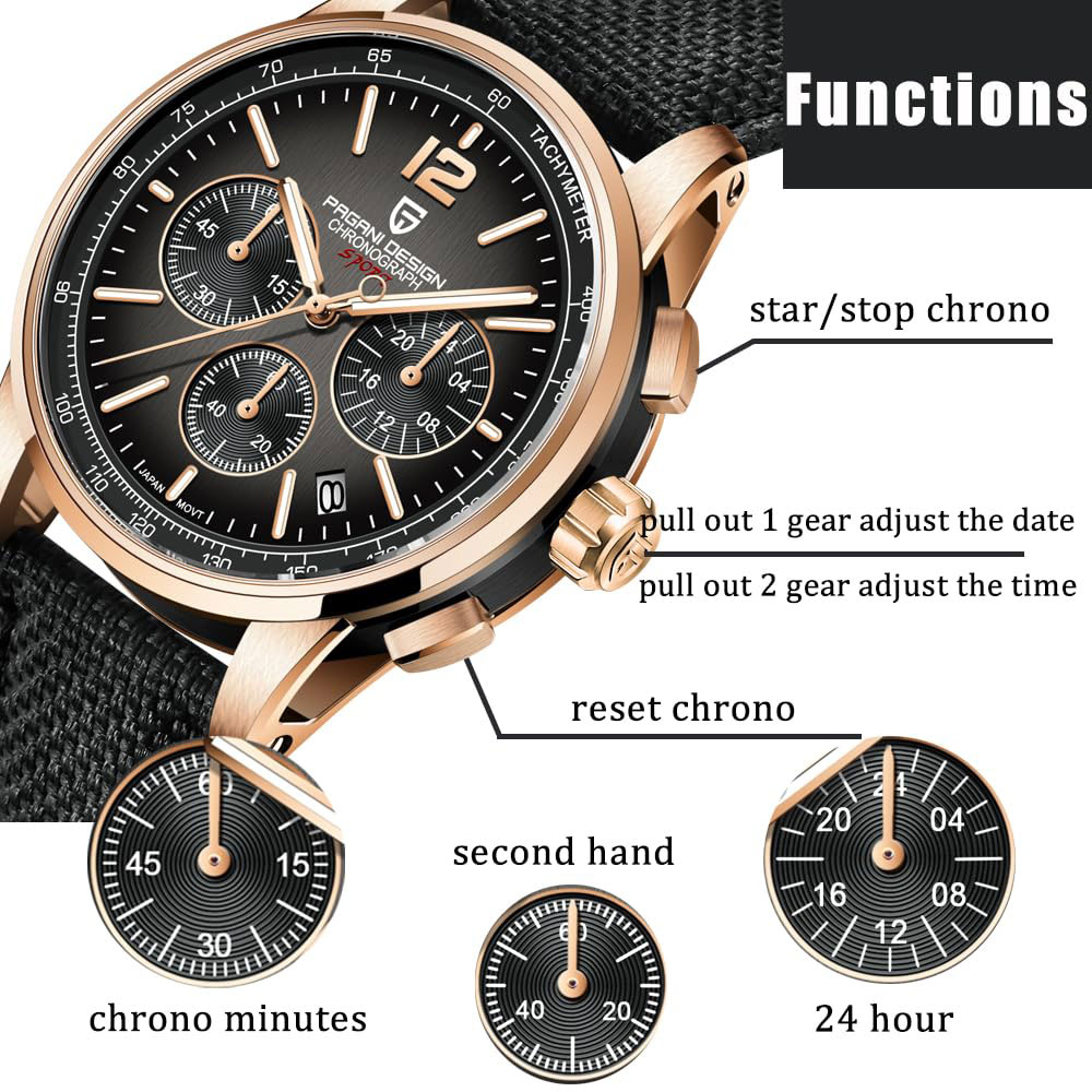 Zen Luxury Watch - PAGANI DESIGN nuevo Reloj para Hombre