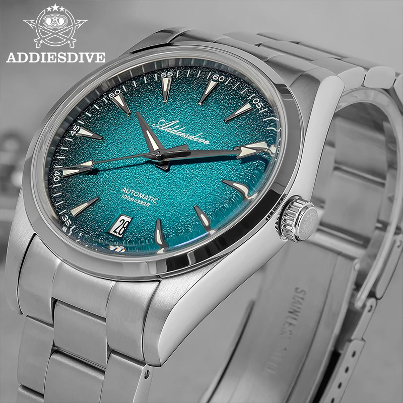 Luxury Watch Diamond - Reloj ADDIESDIVE Nuevo para Hombre, 39