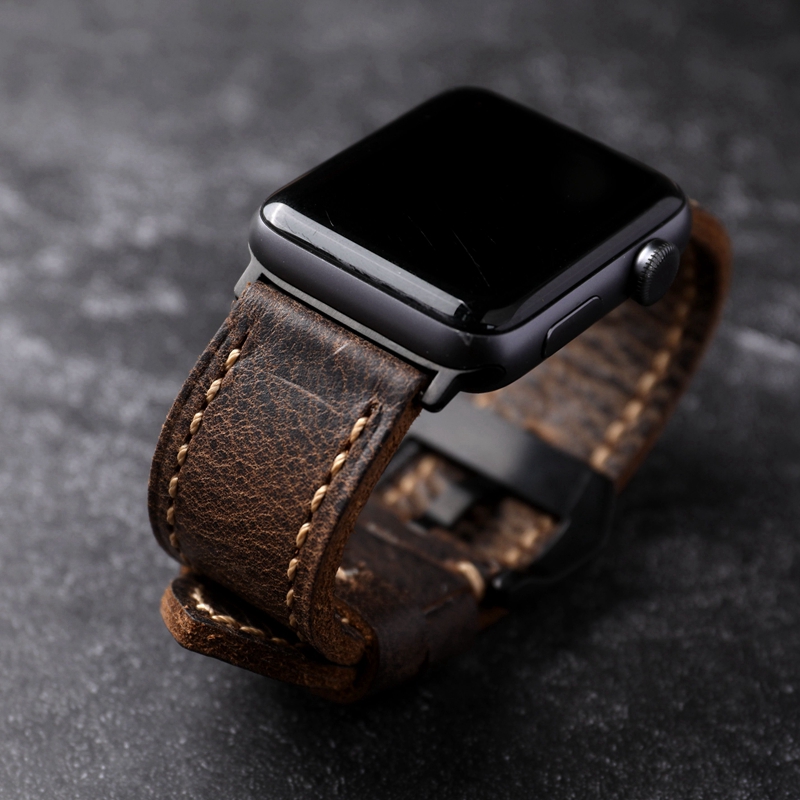 Luxury Watch Grade - Pulsera de titanio de estilo Vintage