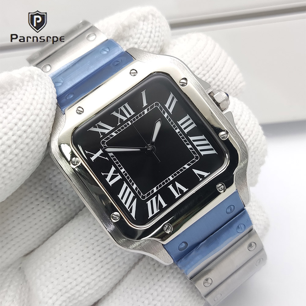 Patek Philippe Watch Nautilus - Relojes para Hombre con Caja Cuadrada,