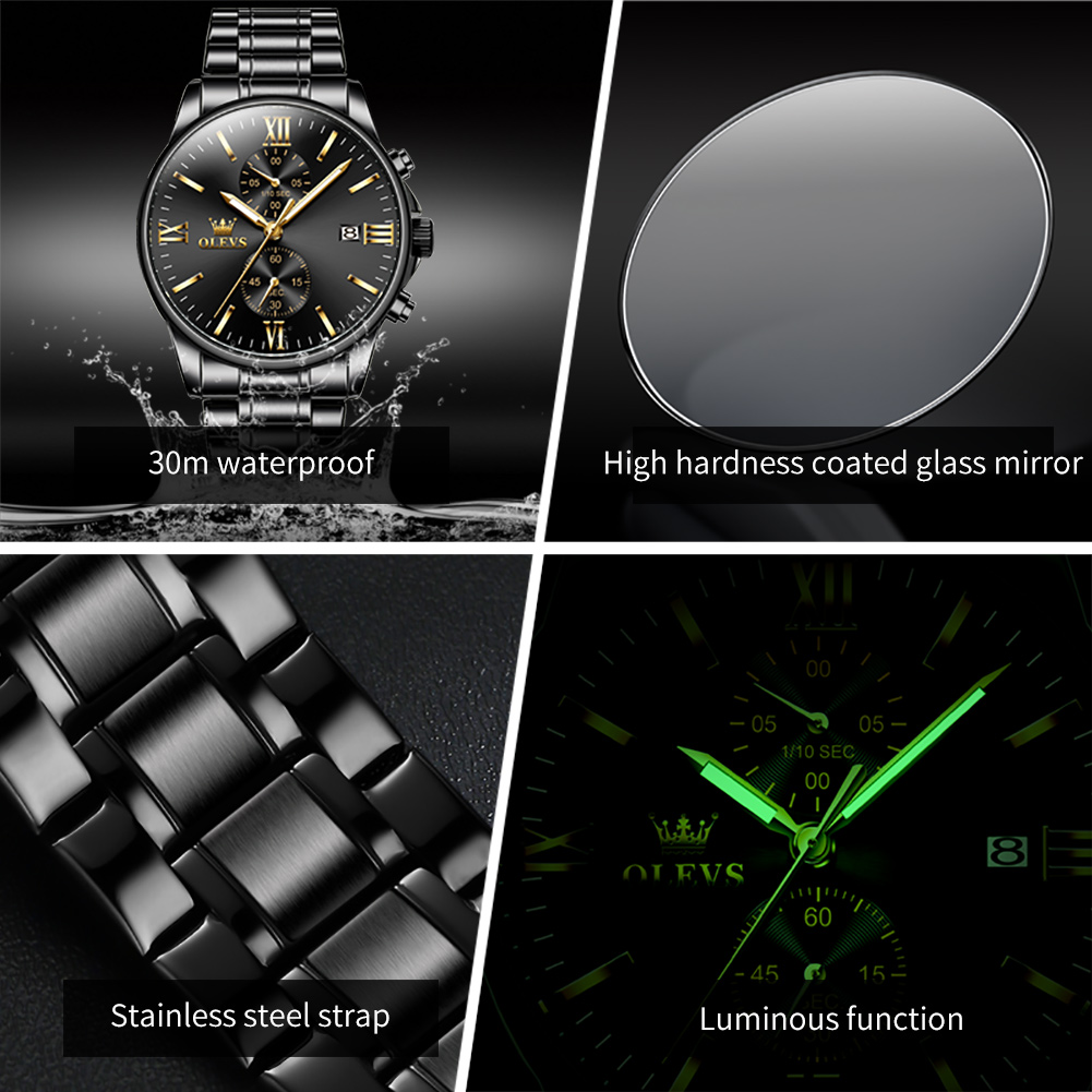 OLEVS 2886 reloj clásico de cu - Zen Luxury Watch reseña y precio