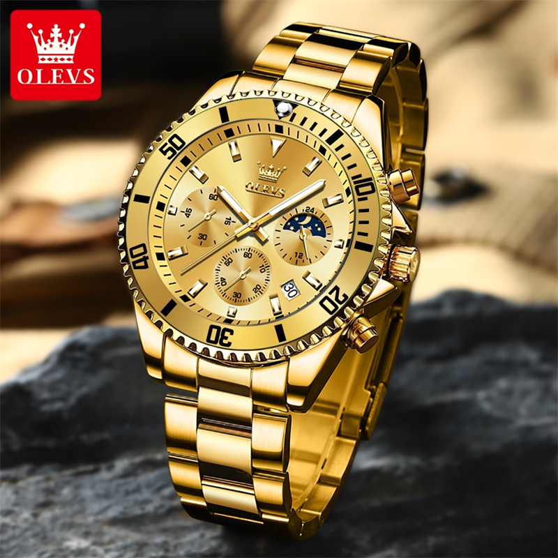 Reloj OLEVS para hombre, reloj - Zen Luxury Watch reseña y precio