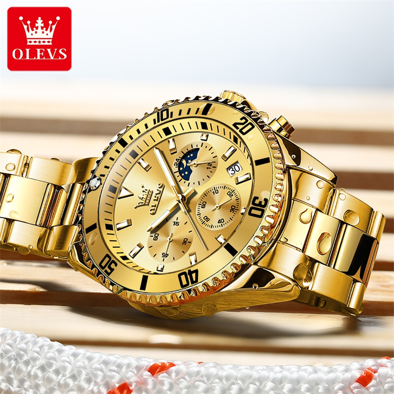 Reloj OLEVS para hombre, reloj - Zen Luxury Watch reseña y precio