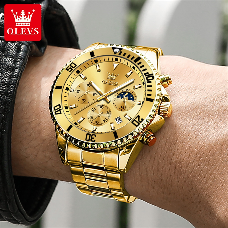 Reloj OLEVS para hombre, reloj - Zen Luxury Watch reseña y precio