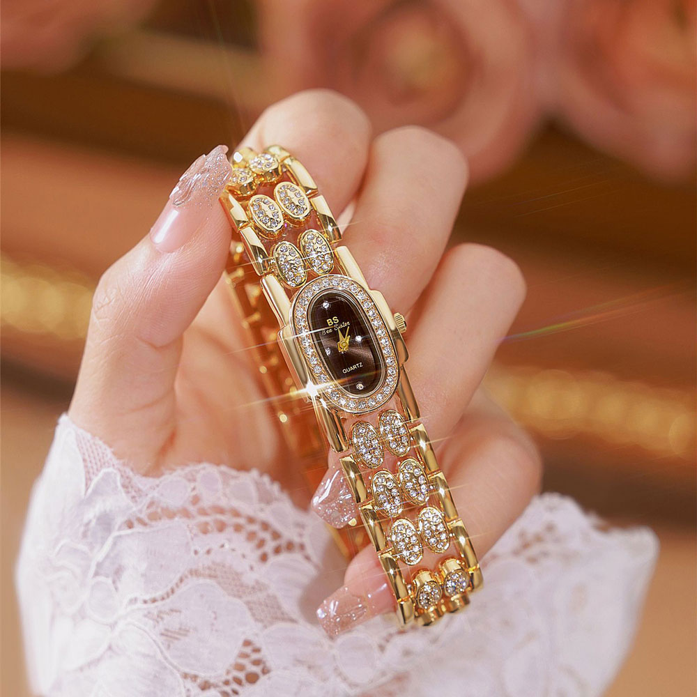 Relojes de moda Pulsera de oro - Luxury Watch Diamond reseña y precio