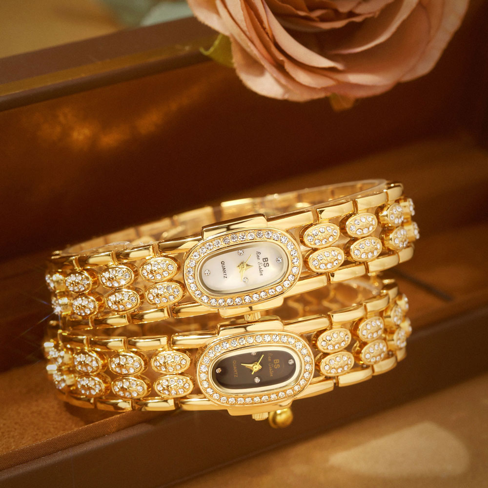 Relojes de moda Pulsera de oro - Luxury Watch Diamond reseña y precio