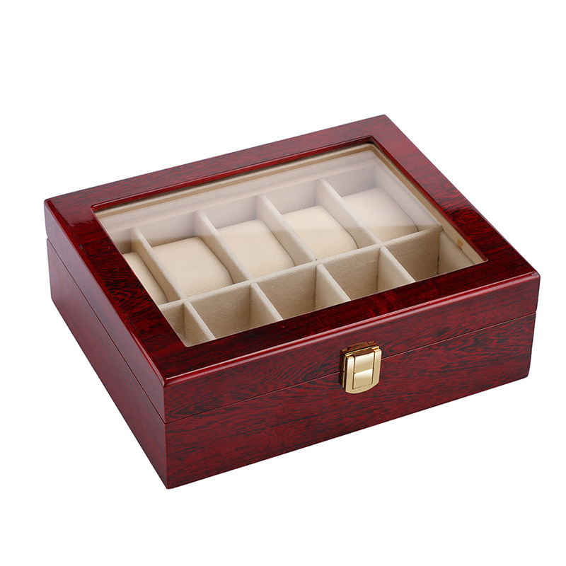 Caja de Madera de Lujo para 10 - Luxury Watch Grade reseña y precio