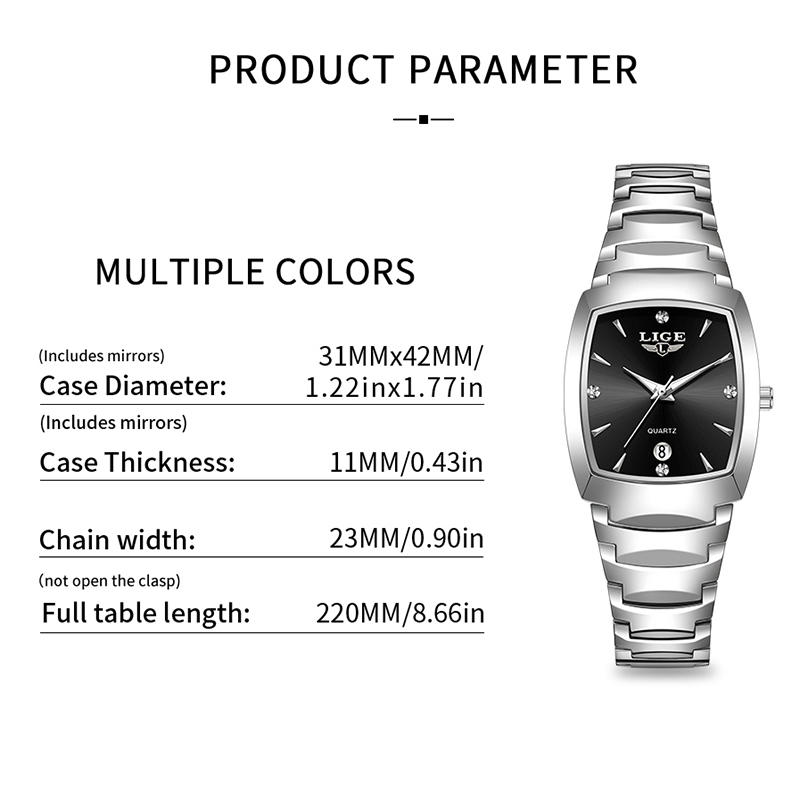 Reloj LIGE para mujer, reloj d - Luxury Watches reseña y precio