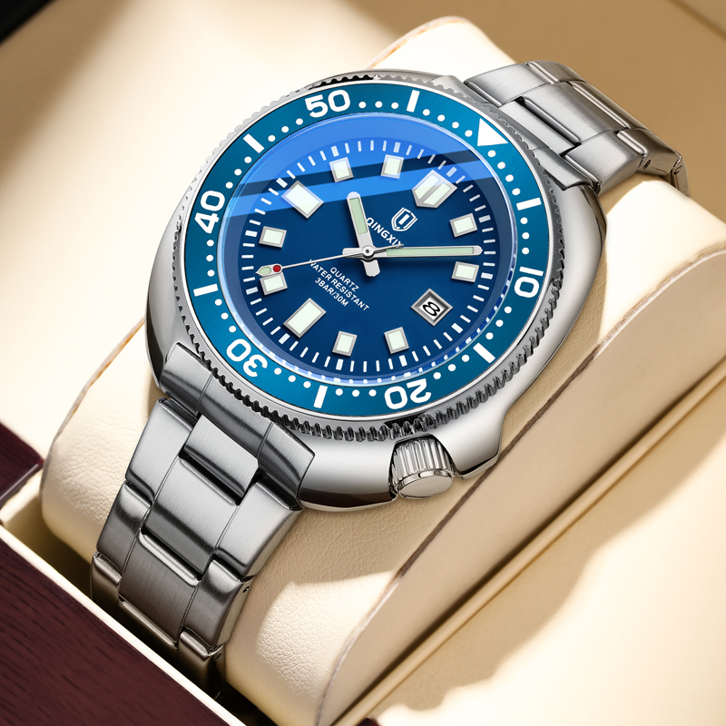 Marca QINGXIYA, reloj de cuarz - Zen Luxury Watch reseña y precio